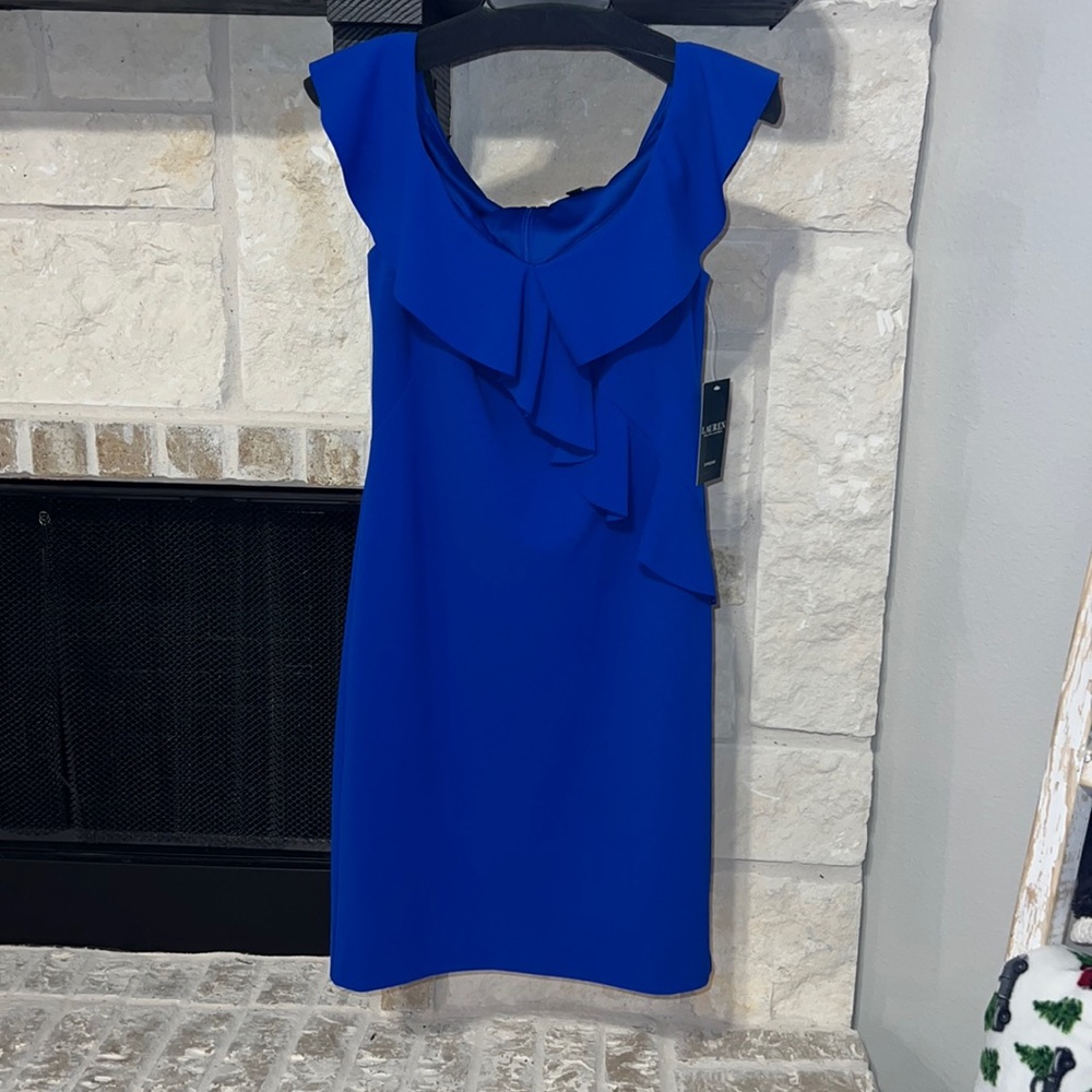 Ralph Lauren Deep Lapis Dress NWT - Picture 2 of 9